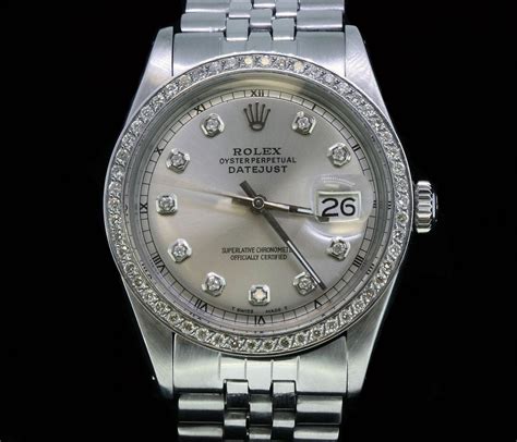 rolex voll mit diamanten|rolex datejust oystersteel.